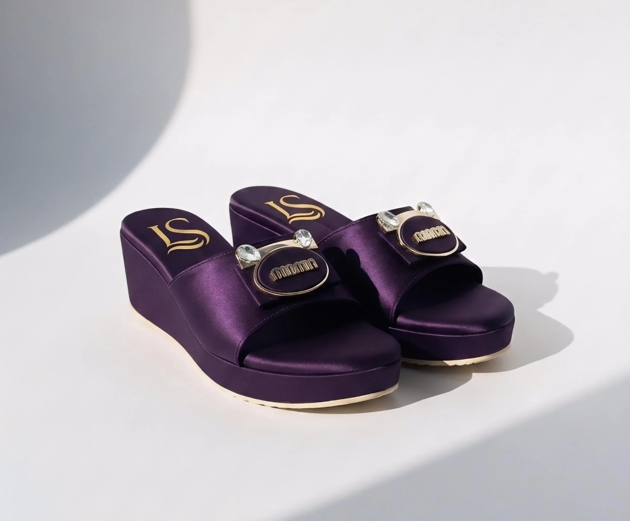 Velora Crystal Comfort Wedges