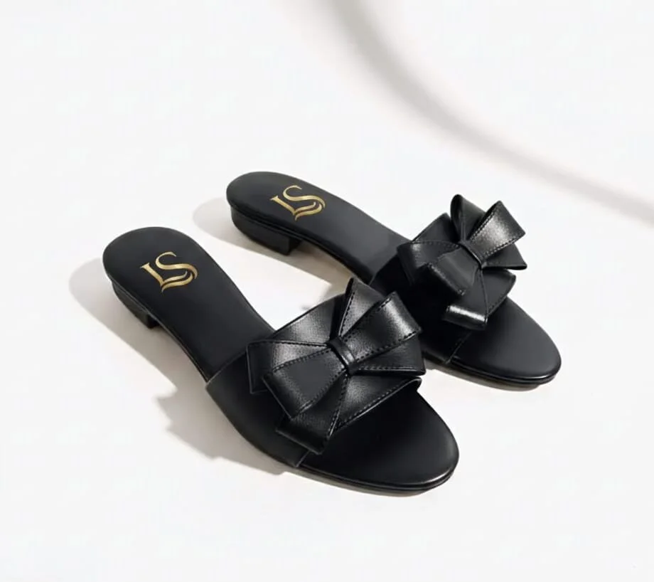 LuxeStepz Bow Slides